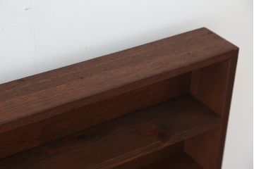 アンティーク家具　アンティーク　古い学校の薄型飾り棚?(陳列棚)