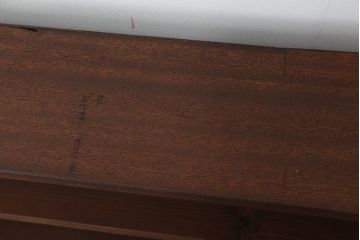 アンティーク家具　アンティーク　古い学校の薄型飾り棚(10)(陳列棚)