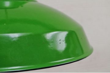 昭和レトロ　ホーロー製の吊り下げ照明2