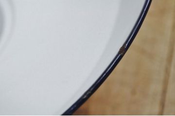 昭和レトロ　ホーロー製の吊り下げ照明2
