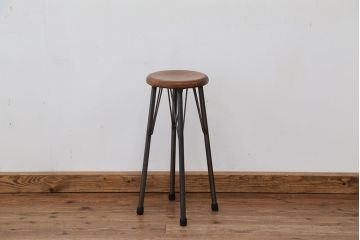  ラフジュ工房オリジナル　鉄脚ハイスツール(2)
