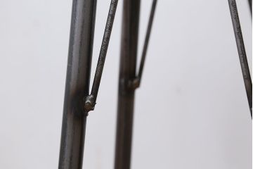 オリジナル　アイアンハイスツール 2脚セット(丸椅子)インダストリアアル工業系(5)