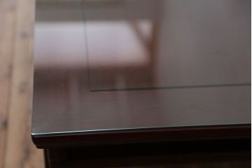 アンティーク家具　古民具・骨董　希少!凝った作りの唐木座卓(テーブル)