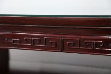 アンティーク家具　古民具・骨董　希少!凝った作りの唐木座卓(テーブル)