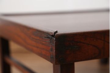 アンティーク家具　古民具・骨董　古い欅材の小さなちゃぶ台