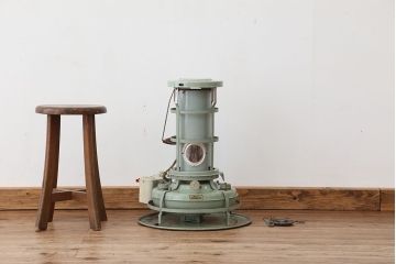 アンティーク雑貨　アンティーク　アラジンストーブブルーフレーム耐震自動消化装置DOP-120付