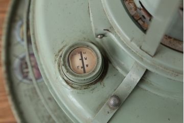 アンティーク雑貨　アンティーク　アラジンストーブブルーフレーム耐震自動消化装置DOP-120付
