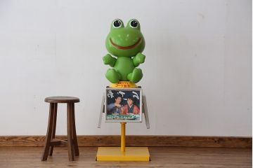 アンティーク雑貨　アンティーク　店頭用　ケロちゃん希少なデットストック品