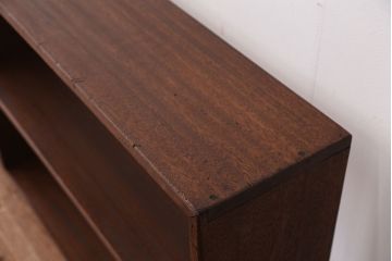 アンティーク家具　アンティーク　古い学校の両面オープンラック?(本棚・飾り棚)