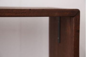 アンティーク家具　アンティーク　古い学校の両面オープンラック?(本棚・飾り棚)