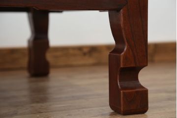 アンティーク家具　古民具・骨董　古い欅材のアンティーク座卓(テーブル)