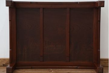 アンティーク家具　古民具・骨董　古い欅材のアンティーク座卓(テーブル)