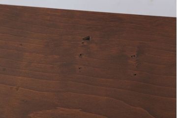 アンティーク家具　アンティーク　古い木の鉄脚テーブル(作業台)(2)