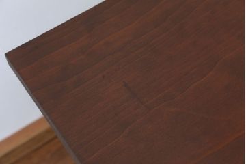 アンティーク家具　☆アンテイーク　古い木の鉄脚テーブル(作業台)