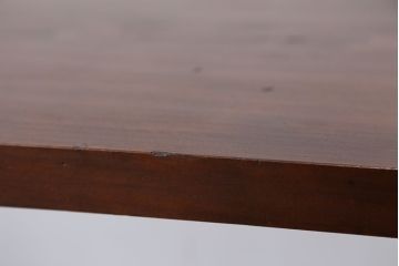 アンティーク家具　☆アンテイーク　古い木の鉄脚テーブル(作業台)