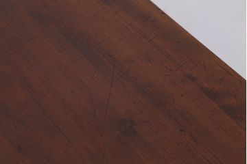 アンティーク家具　☆アンテイーク　古い木の鉄脚テーブル?(作業台)