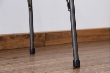 アンティーク家具　☆アンテイーク　古い木の鉄脚テーブル?(作業台)