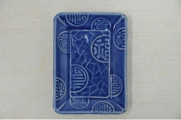 アンティーク雑貨　大正〜昭和初期!古い角皿・湯呑茶碗など18点(蕎麦著口)
