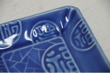 アンティーク雑貨　大正〜昭和初期!古い角皿・湯呑茶碗など18点(蕎麦著口)
