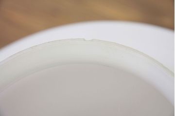 アンティーク　古い乳白ガラスの吊り下げ照明(電笠)