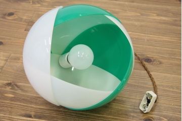 アンティーク　レトロな丸型チューリップ照明(電笠)