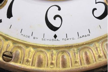 アンティーク雑貨　アンティーク　古い精工舎・大理石置き時計など2点(ジャンク品)