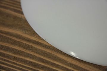 古い乳白平笠ガラス照明2点セット