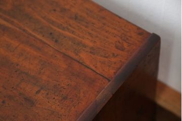 アンティーク家具　古民具・骨董　古い木の小さなアンティーク文机