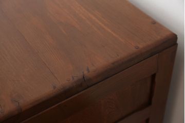 アンティーク家具　アンティーク　希少!　作りの素晴らしいカウンターテーブル(両袖机)