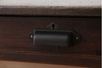 アンティーク家具　アンティーク　古い栓材の味のある文机
