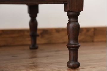 アンティーク家具　アンティーク　古い栓材の味のある文机