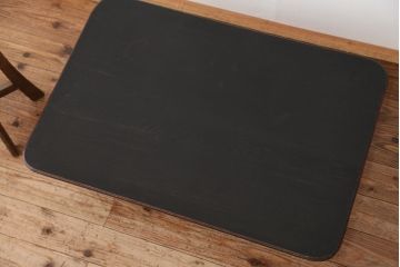 アンティーク家具　アンティーク　古い木のシックな角ちゃぶ台