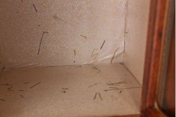 昭和レトロ　極上美品!前面桑材(張り)の上質な二段重ね茶箪笥
