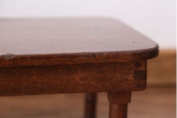 アンティーク家具　アンティーク　古い栓材の小さなちゃぶ台