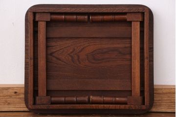 アンティーク家具　アンティーク　古い栓材の小さなちゃぶ台