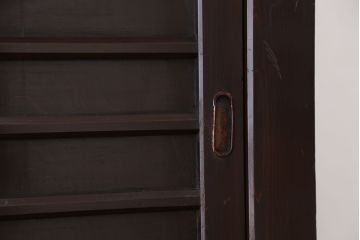 アンティーク家具　古民具・骨董　モダンデザインの大きな収納箪笥(水屋箪笥)