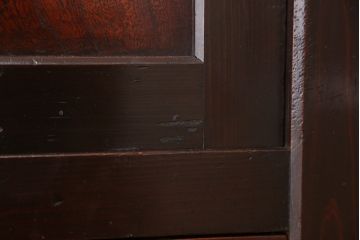 アンティーク家具　古民具・骨董　モダンデザインの大きな収納箪笥(水屋箪笥)