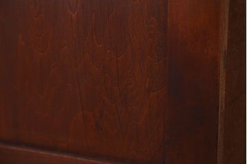 アンティーク家具　アンティーク　古い木のシンプルなローチェスト(ローボード)