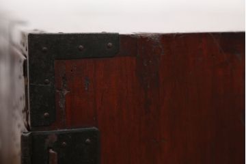 アンティーク家具　古民具・骨董　観音開き時代箪笥ローボード(ローチェスト)