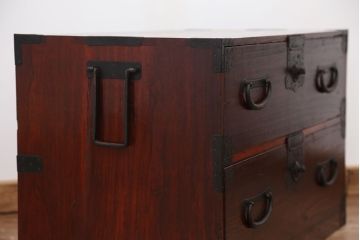 アンティーク家具　古民具・骨董　アンテイーク時代箪笥ローボード(ローチェスト)