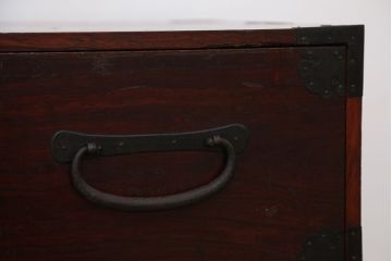 アンティーク家具　古民具・骨董　アンテイーク時代箪笥ローボード(ローチェスト)
