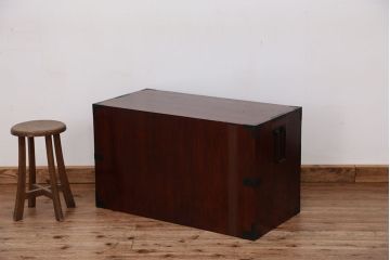 アンティーク家具　古民具・骨董　アンテイーク時代箪笥ローボード(ローチェスト)
