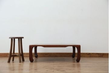 アンティーク家具　古民具・骨董　時代物上質な唐木座卓(テーブル)