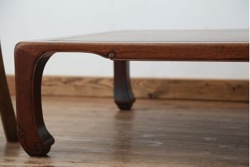 アンティーク家具　古民具・骨董　時代物上質な唐木座卓(テーブル)