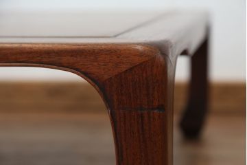 アンティーク家具　古民具・骨董　時代物上質な唐木座卓(テーブル)