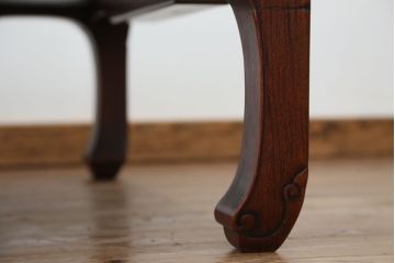 アンティーク家具　古民具・骨董　時代物上質な唐木座卓(テーブル)