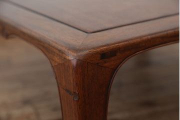 アンティーク家具　古民具・骨董　時代物上質な唐木座卓(テーブル)