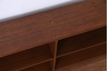アンティーク家具　アンティーク　古い学校の脚付き本棚(2)(飾り棚・陳列棚)
