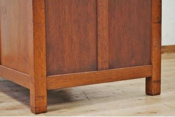 アンティーク家具　古い木の小振りなカウンターテーブル2　(机、作業台)　