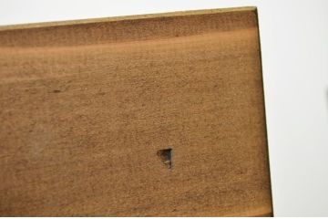 アンティーク家具　鉄脚のシンプルなイス(椅子)2脚セット1